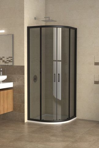 90x90 P tu&scaron; kabina CONCEPT Atlas Black zatamnjeno 6mm