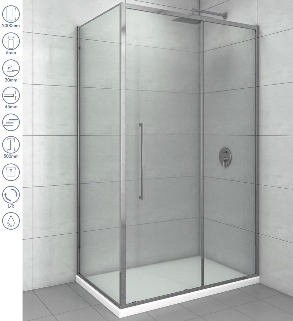 160x90 K Concept DEVON staklo 6mm