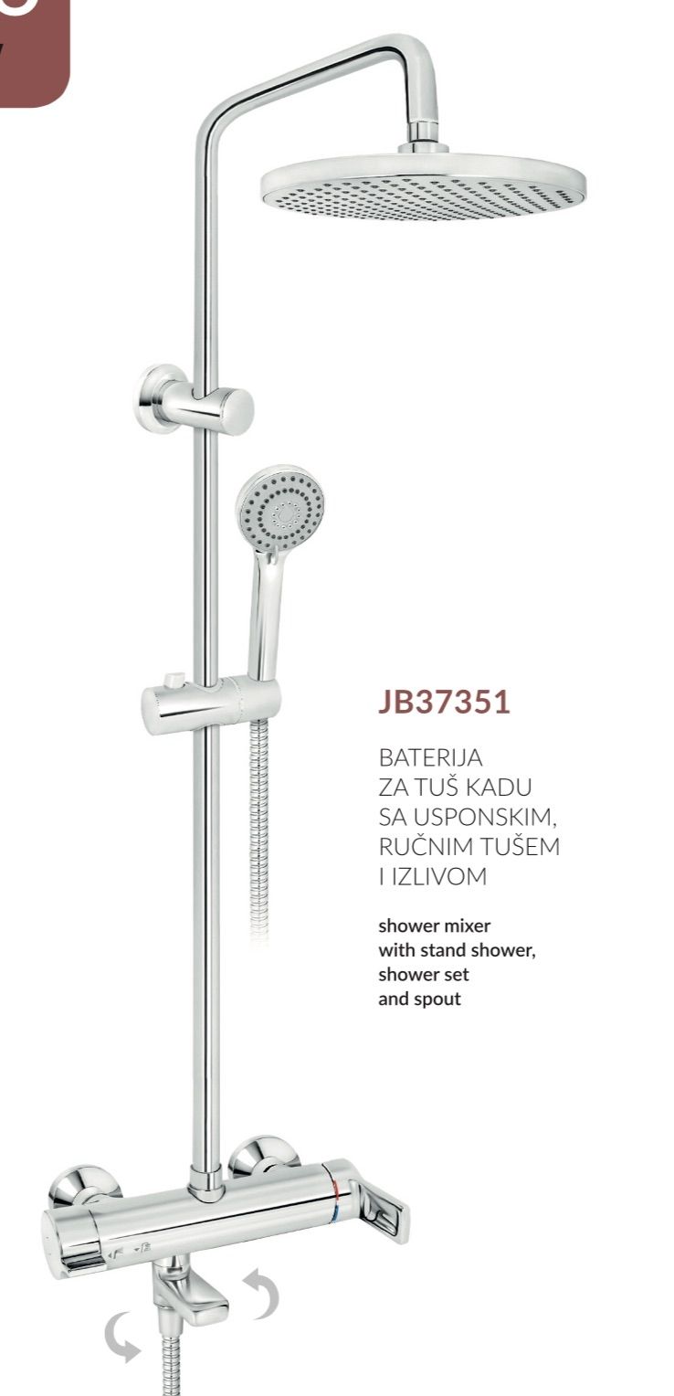 ROSAN B/2 JB37351 komplet set tuš baterija