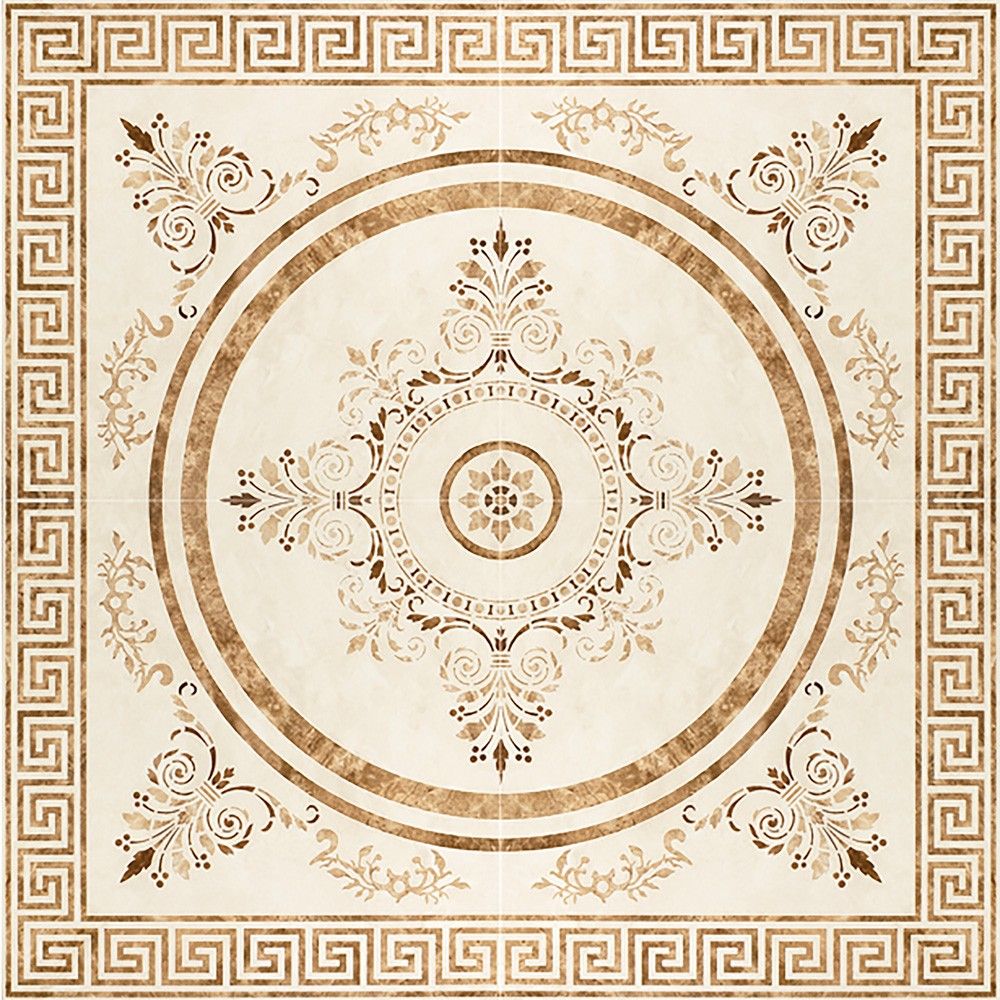 BAHREIN Marron Rosaton podni dekor 90x90