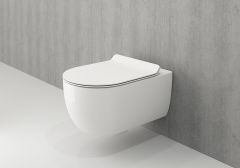 BOCCHI kompakt RIM-FREE konzolna WC šolja + SLIM daska