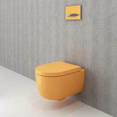 BOCCHI kompakt RIM-FREE konzolna ORANGE SJAJ WC šolja + daska