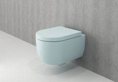 BOCCHI kompakt RIM-FREE konzolna BABY BLUE MAT WC šolja + daska