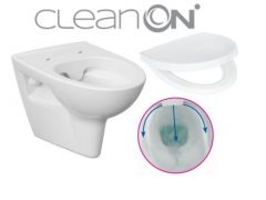Cersanit PARVA WC šolja konzolna CleanOn + soft-daska