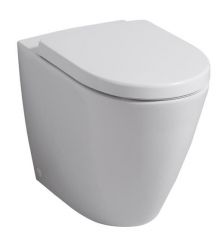 GEBERIT iCON Round RIM-FREE WC šolja podna BTW + daska
