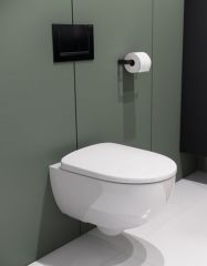 - Geberit Selnova Premium ROUND RIM-FREE WC šolja konzolna + daska 