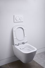 GEBERIT Smyle Square RIM-FREE WC šolja konzolna + daska