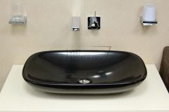 CLEAR lavabo 66 cm BLACK MATTE