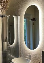 -Ogledalo LED Oval 55x110 cm